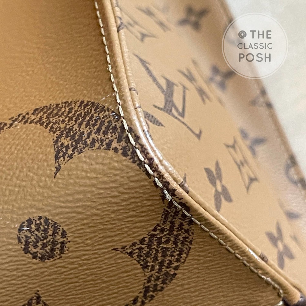 ❌SOLD❌EUC Louis Vuitton OTG On the Go MM Monogram Reverse Bag Tote - Picture 11 of 15